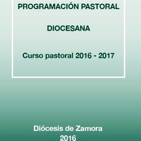 Programación pastoral diocesana. Curso 2016/17