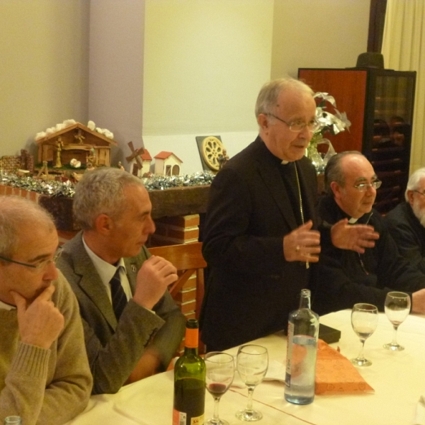 Cena de las cofradías con el obispo