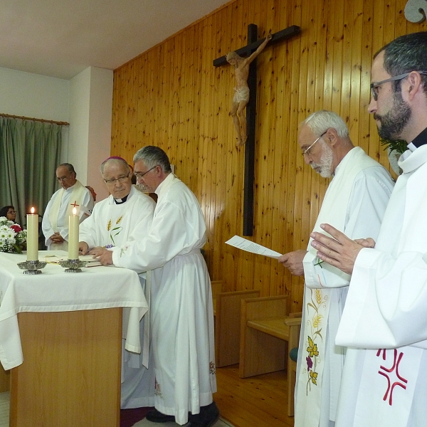 Signo jubilar del arciprestazgo de Sayago en la residencia de Fermoselle