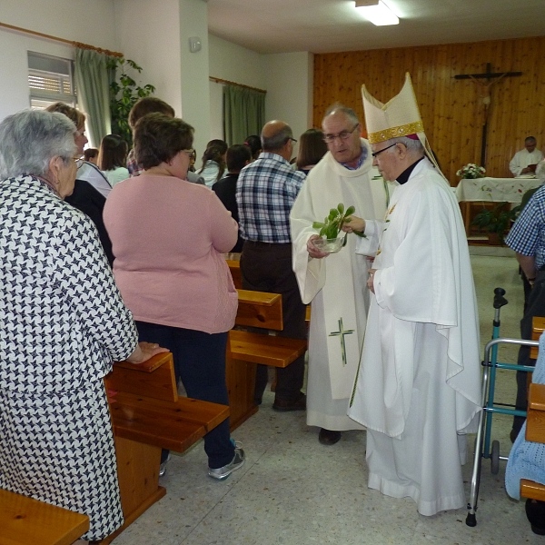 Signo jubilar del arciprestazgo de Sayago en la residencia de Fermoselle