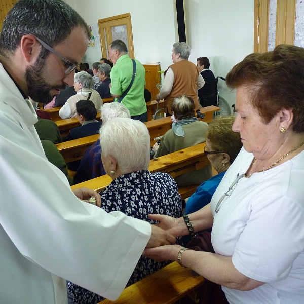 Signo jubilar del arciprestazgo de Sayago en la residencia de Fermoselle