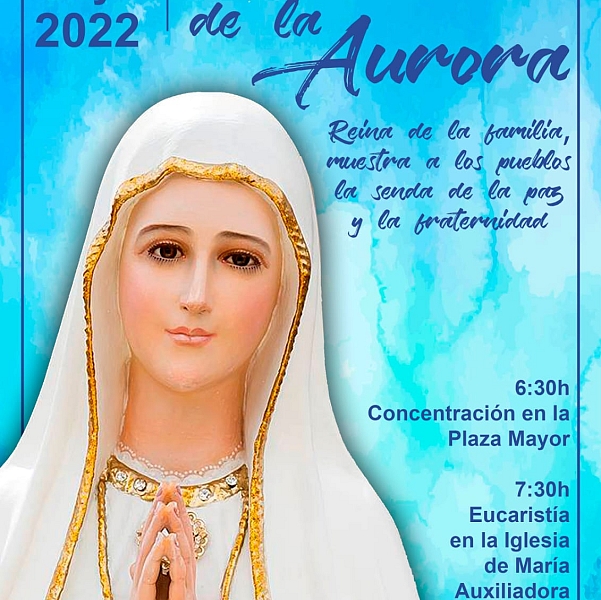 El mes de mayo finaliza con el Rosario de la Aurora