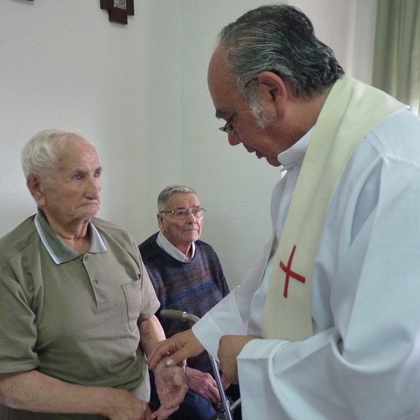 Signo jubilar del arciprestazgo de Sayago en la residencia de Fermoselle