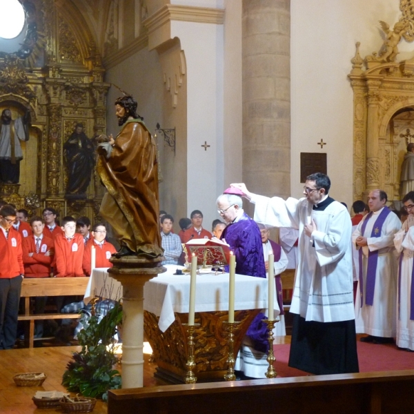 Eucaristía en la iglesia de San Andrés