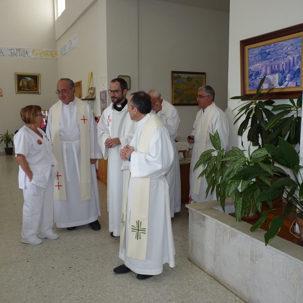 Signo jubilar del arciprestazgo de Sayago en la residencia de Fermoselle