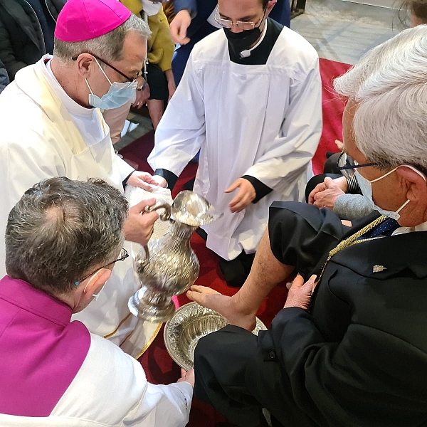 Misa de la cena del Señor en la catedral