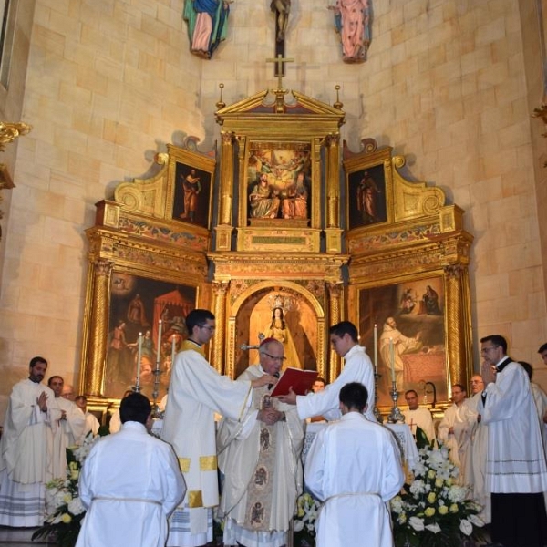 Ordenación de diácono de Juan José Carbajo y Millán Núñez